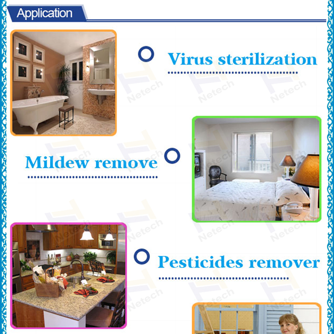 110V Rumah Tangga Ozon Generator Untuk Dapur Mencuci Buah Dan Sayuran 3g / h