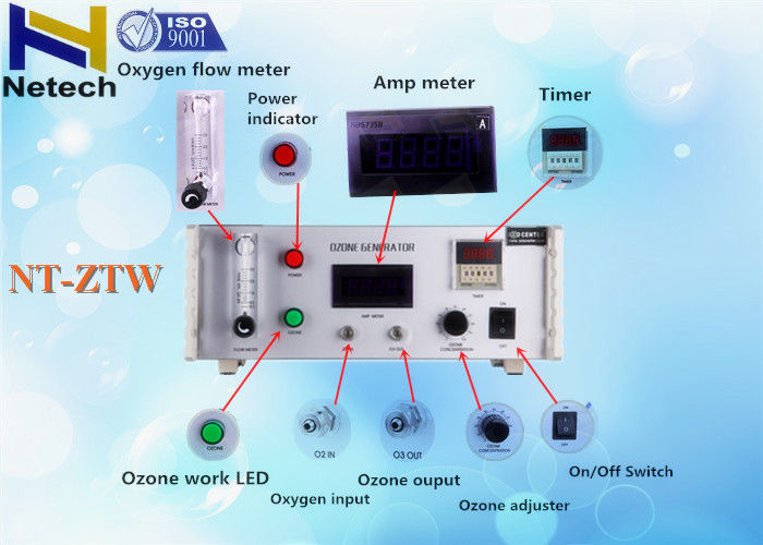 3g - 7g Detop Ozone Generator For Lab 110V Ozoniser Used In Water Treatment Test